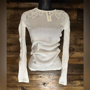 Scala Lingerie OS Net-Knit Top